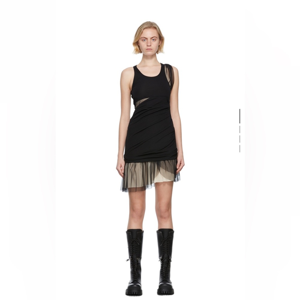 Helmet Lang Tulle Tank Dress